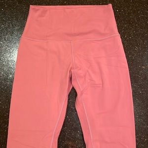 Pink lululemon leggings
